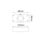 LED 16W FIBER OPTIC KIT 0,75mm 25x2-3-4-5m & RF REMOTE ACA FIB01