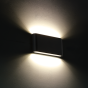 LED SMD WALL LUMINAIRE 11W 570LM 60° 230V AC 3.000K DARK GREY CRI80 IP54 30.000HRS ACA LG2632G