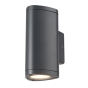 LED HP WALL LUMINAIRE 6W 300LM 50° 230V AC 3.000K DARK GREY CRI80 IP54 30.000HRS ACA LG2982G