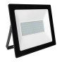 BLACK LED SMD FLOOD LUMINAIRE IP66 100W RGBW 230V ACA Q100RGBW