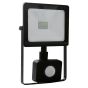 BLACK SENSOR LED SMD FLOOD LUMINAIRE IP66 10W 6000K 880Lm 230V RA80 ACA Q1060S