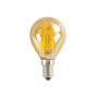 LED FILAMENT E14 BALL AMBER DIM 4W 2700K 230V AC 390LM RA80 ACA RETRO4WWDIMAM