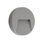 LED WALL ROUND LUMINAIRE GREY 230V AC IP65 3W 3000K 200LM RA80 ACA SLIM41