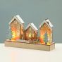 WOODEN VILLAGE  10 LED ΛΑΜΠ ΘΕΡΜΟ ΣΤΑΘΕΡΟ ΜΠΑΤ (2ΧΑA) 25*7*15cm IP20 ACA X0551129