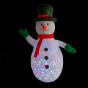 "INFLATABLE SNOWMAN" 1 LED ΛΑΜΠ.ΑΝΤΑΠ.(12V), RGB,  ΣΤΑΘ. IP44, Η180CM, 2M ΠΡΑΣ. ΚΑΛ. ΤΡΟΦ. ACA X07003439