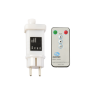 ΑΝΤΑΠΤΟΡΑΣ 31VDC 12W & IR REMOTE CONTROLLER (ON/OFF+TIMER+DIMMER), ΣΤΑΘΕΡΑ ΛΑΜΠΑΚ. MAX 1500LEDS ACA X0812WSAR