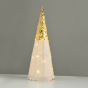 "CHAMPAGNE GOLD & WHITE SEQUIN CONE TREE" 35 WW LED ΛΑΜΠ. ΜΠΑΤ. 3ΧΑΑ,IP20 Φ27.5X90CM ACA X1135118