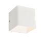 ACA L35037 Φωτιστικό Απλίκα Up-down Cube 1*3 Led 3000Κ Μέταλλο Λευκό Ματ 