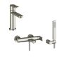 Μπαταρία Νιπτήρος  Χαμηλή & Λουτρού Orabella by Armando Vicario Set Glam brushed nickel 10149