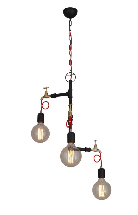 HL-082T-3 HIKARI BROWN RUSTY PENDANT HOMELIGHTING 77-2790